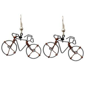 WIRE BICYCLE EARRINGS - CREATIVE ALTERNATIVES